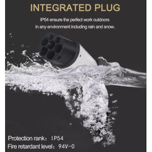 China 16A 3 Phase 11KW Type 2 To Type 2 EV Cable IP55 EVSE Cable on sale