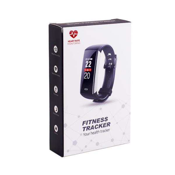 Quality 350gsm Electronics Packing Boxes UV Coating Coated Paper Box for sale