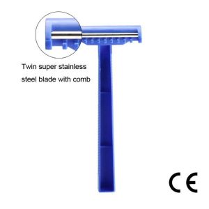 High Quality Stainless Steel Sharp Shaver Plastic Handle Popular Disposable