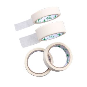 Buy cheap 1 Inch Width Embossed Paper White Painters Tape Rubber Adhesive from wholesalers