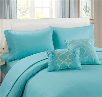 Quality Solid 6pcs Sheet Set with Embroidery Bedding Set for sale