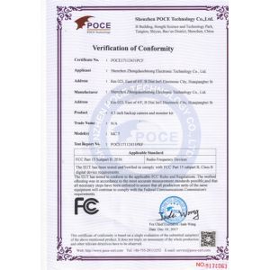 Shenzhen ZDZT Electronic Technology Co., Ltd. Certifications