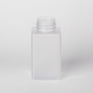 Buy cheap Frosted Cosmetic Foam Bottle Square Shape Hot Stamping ODM Available from wholesalers