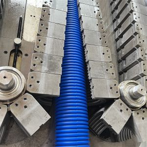Buy cheap Single Screw Extruder Double Wall Corrugated Pipe Forming Machine For 40.50.63.75.90.110.160mm Pipes from wholesalers