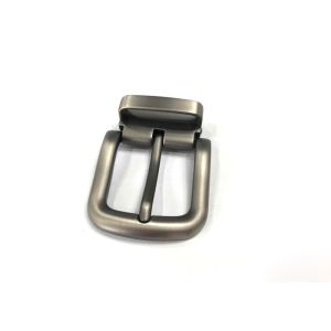 Buy cheap Brushed Gun Metal Nickel Free Replacement Belt Buckle , 1.2 Inch (30 mm) Clamp Belt Buckle With Round Edge from wholesalers