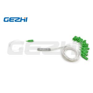 Buy cheap PON FTTH Network Fiber Optic Mini PLC Splitter 1*16 With SC APC Connector from wholesalers