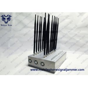 Buy cheap Multi-Band All Frequency 2G 3G 4G LTE 4G Wimax Phone Blocker WiFi GPS VHF UHF Signal Jammer from wholesalers