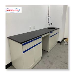 Buy cheap Versatile lab island bench with customizable storage configurations from wholesalers