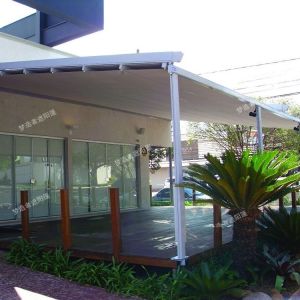 Premium Heavy-Duty Aluminum Frame Patio Awning-UV-Resistant Adjustable