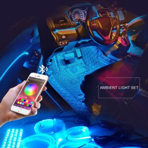 Buy cheap 12V LED App Decorate 8M Interior Ambient Lights Optical Fiber from wholesalers