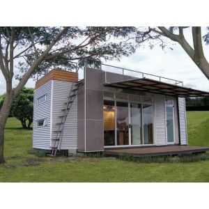 Buy cheap PU Sandwich Panel Flat Pack Containers Wind Proof With Platform View from wholesalers