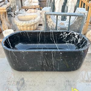 Buy cheap Green Natural Marble Freestanding Bathtub Luxury Soaking Directly Decoration Modern Bathroom from wholesalers