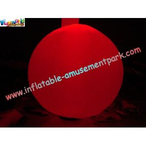 2 Meter Colorful Pvc Inflatable Wedding Tent Lights Ball For Stage Exhibition