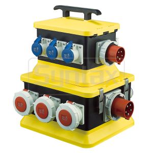 Buy cheap Syntax MZ12 Temporary Power Distribution Box IP67 Plastic 32A 308*238*277mm from wholesalers