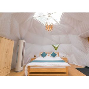 Clear Span Lightweight Geodesic Tent Fire Retardant Commercial Dome Tents