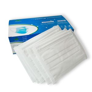 Buy cheap White Disposable Earloop Face Mask Latex Free With Easy Degradation from wholesalers