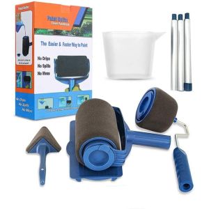 Buy cheap 19x9x20cm Pro Runner 8 Piece Paint Roller Set With Stainless Handle OEM from wholesalers