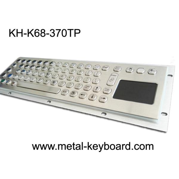 Quality Stainless Steel Panel mount industrial pc keyboard with touchpad for sale