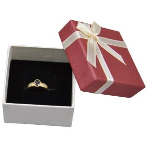 China Fancy Paper Jewelry Boxes with ribbon, cardboard paper boxes with ribbon on sale