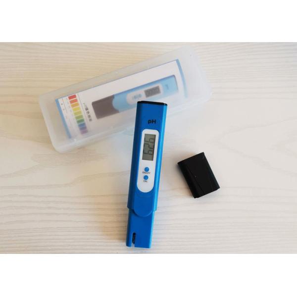 Buy cheap Blue Pocket PH Meter / Electronic PH Sensor High Precision Electrode from wholesalers