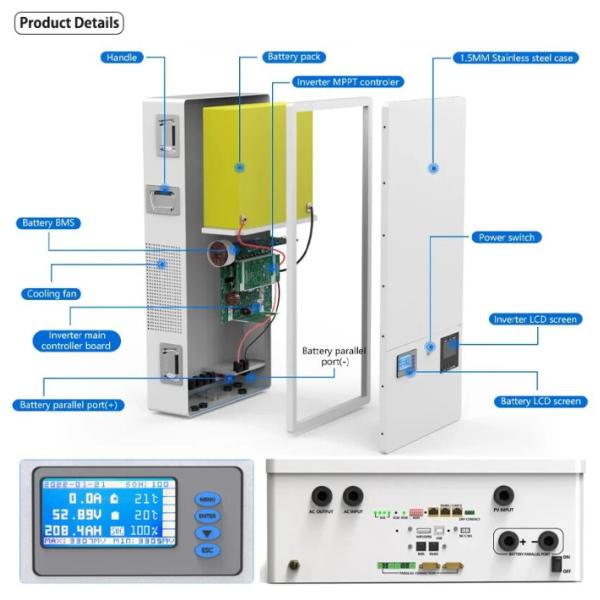 Quality 48V 200Ah Powerwall 10Kwh LiFePO4 Battery Built-In 200A BMS CAN RS485 51.2V 6000+ Cycles 10 Years Warranty For Solar Off for sale