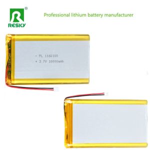 Li Polymer Battery Cell 1160100 3.7v 10Ah 37Wh Rechargeable Lithium Ion