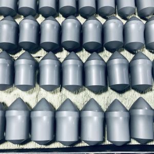 Buy cheap Coal Mining Tungsten Carbide Tips Narrow Bottom Button For High Effective Penetration from wholesalers