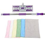 Buy cheap Spinning Dust Mop Microfiber Antistatic Industrial Flat Cleanroom ESD Mop from wholesalers