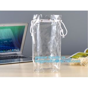 Eco friendly PVC CUSTOM ECO TOTE BAG, WINE HANDLE BAG, HANDY BAG, WINE CARRIER