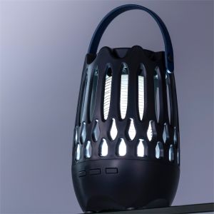 Buy cheap ABS Electron Component Rechargeable UV395 Bug Zapper White Light Night Lamp for Moth Gnat Flying Insect Trap Mosquito Killing from wholesalers