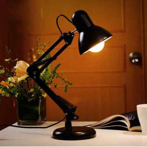 Long Swing Arm adjustable classic desk Lamps E27 LED with switch arm desk lamp
