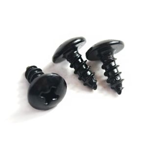Buy cheap Black Oxide Steel Truss Head Phillips Drive Self Tapping Screw Big Truss Head Pointed Screws from wholesalers
