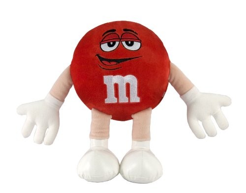 M&M’ Character Red Medium Plush Toys