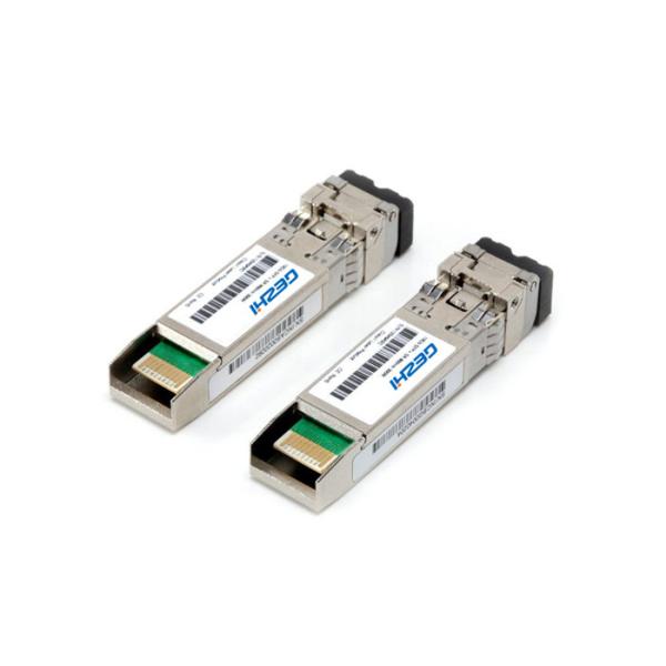 Quality LC Dual Connector Optical Transceiver 10GBase-ZR 80km Distance for sale
