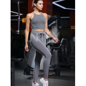 Buy cheap Ladies Matching Sets Crop Bra And Leggings Activewear Seamless from wholesalers