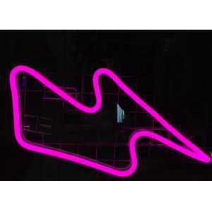 Buy cheap Lightning Bolt Neon Sign Remote Control Lightning LED Neon Signs Big Size Handmade Visual Artwork Home Wall Decor Light from wholesalers