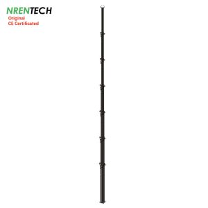 15m pneumatic telescoping antenna mast-300kg payloads- lockable mast