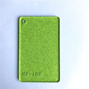 Buy cheap Cutting Transparent Green Glitter Acrylic Sheets 1/8inch PMMA Plexiglass from wholesalers