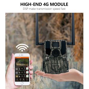 Buy cheap High-End 4g wireless trail camera 2024 Newest KW897 with dual antennas 36MP 2K 0.1s trigger speed with night vision for  for wildlife research from wholesalers