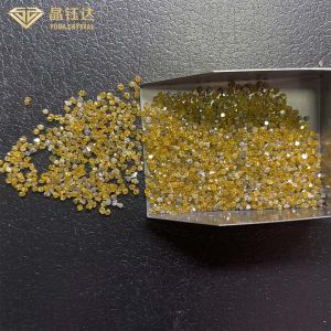 Buy cheap 1.0mm To 4.0mm HPHT Monocrystalline Diamonds Yellow High Pressure High Temperature from wholesalers