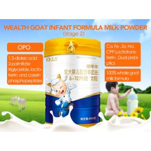 China 12-36 Months Baby Formula Goat Milk Powder Dual Prebiptics Fresh Taste on sale