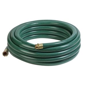 Buy cheap green PVC 3-layers braided uv resistant garden hose with yellow ray from wholesalers
