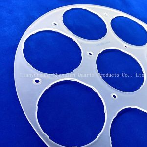 Buy cheap Custom Quartz Frosted Accessories Semiconductor High Temperature Resistance High Purity from wholesalers