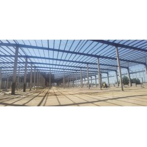 Fabrication Galvanized Steel Structure Church Warehouse Fast Installation