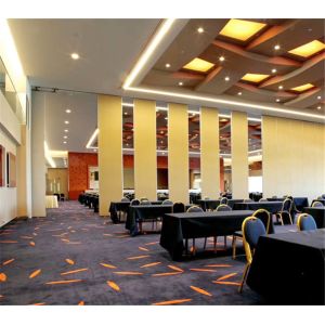 Melamine Conference Hall Folding Partition Walls Acoustic Sliding Sound Proof