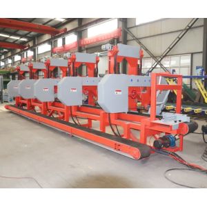 Multiple Head Wood Portable Sawmill Multi Heads Horizontal Resaw Bandsaw Machine