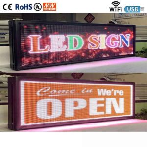 Buy cheap P5 Programmable Scrolling LED Window Display Signs 40*8 Inch from wholesalers