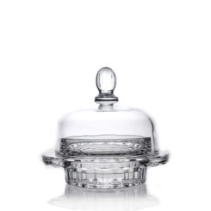 Buy cheap Clear Classic Round Pattern High Quality Butter Dish from wholesalers