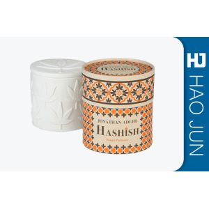 Buy cheap Custom Design Cardboard Candle Boxes , Paper Tube  Packaging Box from wholesalers