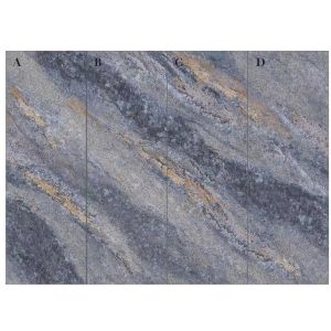 Commerce Bamboo Charcoal Board Veneer Marble Fiber Wall Panel Customized Color